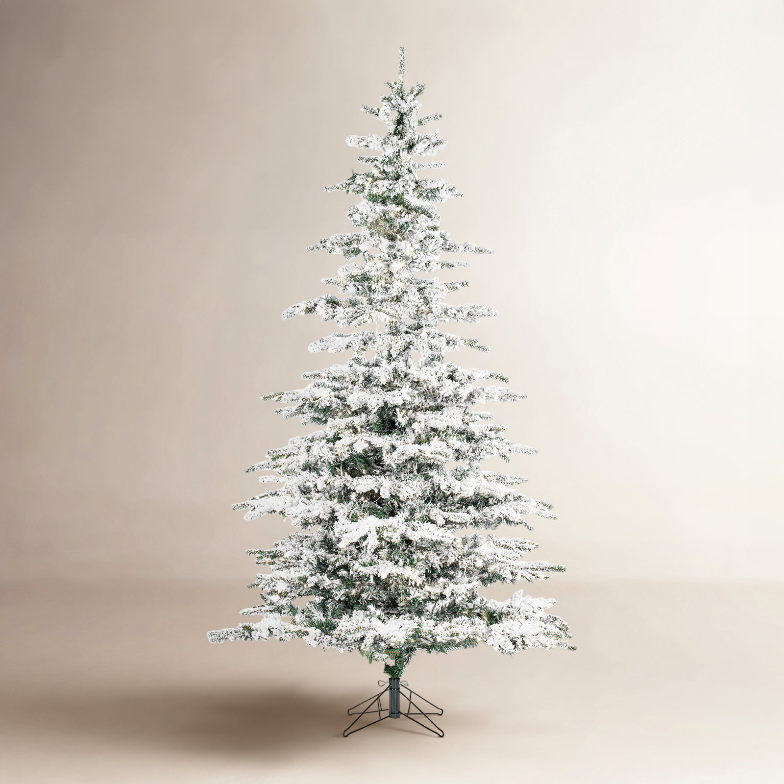 Hendricks Lighted Artificial Fir Christmas Tree, 120