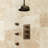 Thermostatic Shower System with Body Jets in Oil Rubbed Bronze