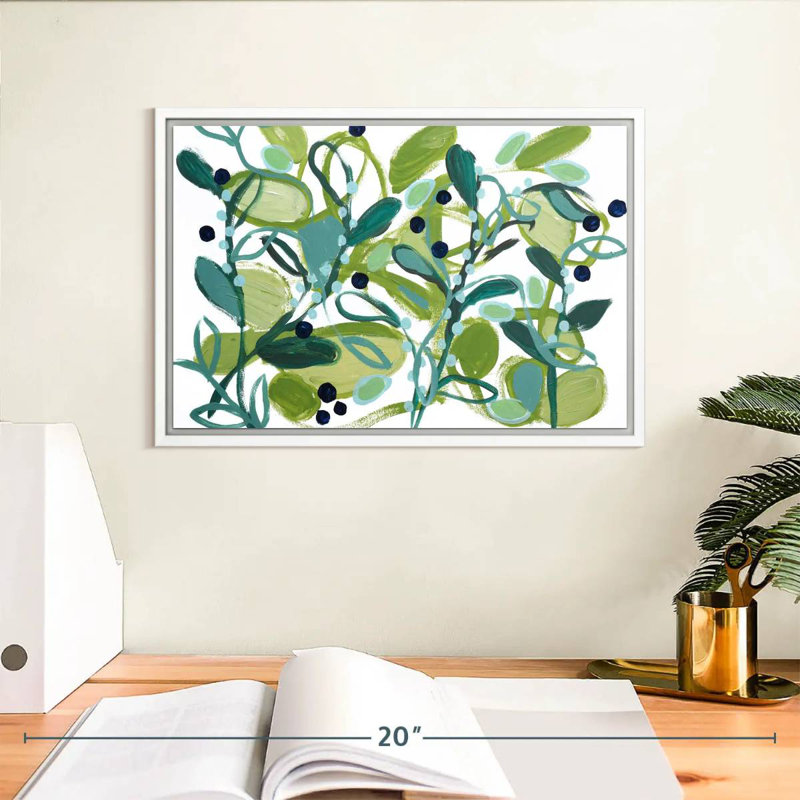 Annamieka, Cadre flottant blanc, 13 po x 9 po