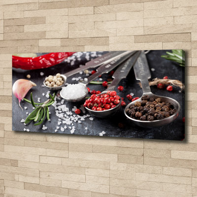 Herbs And Spices - Wrapped Canvas Print
