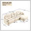 Canapé modulaire en L 107 po Chenille-1991452185