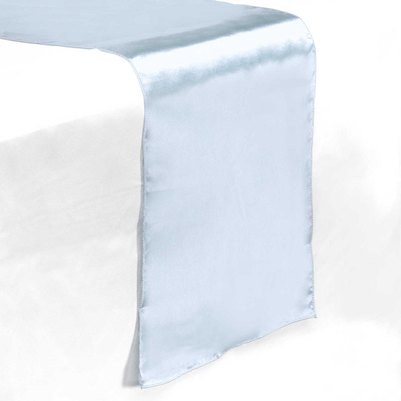  Rectangular Satin Table Runner, Blue