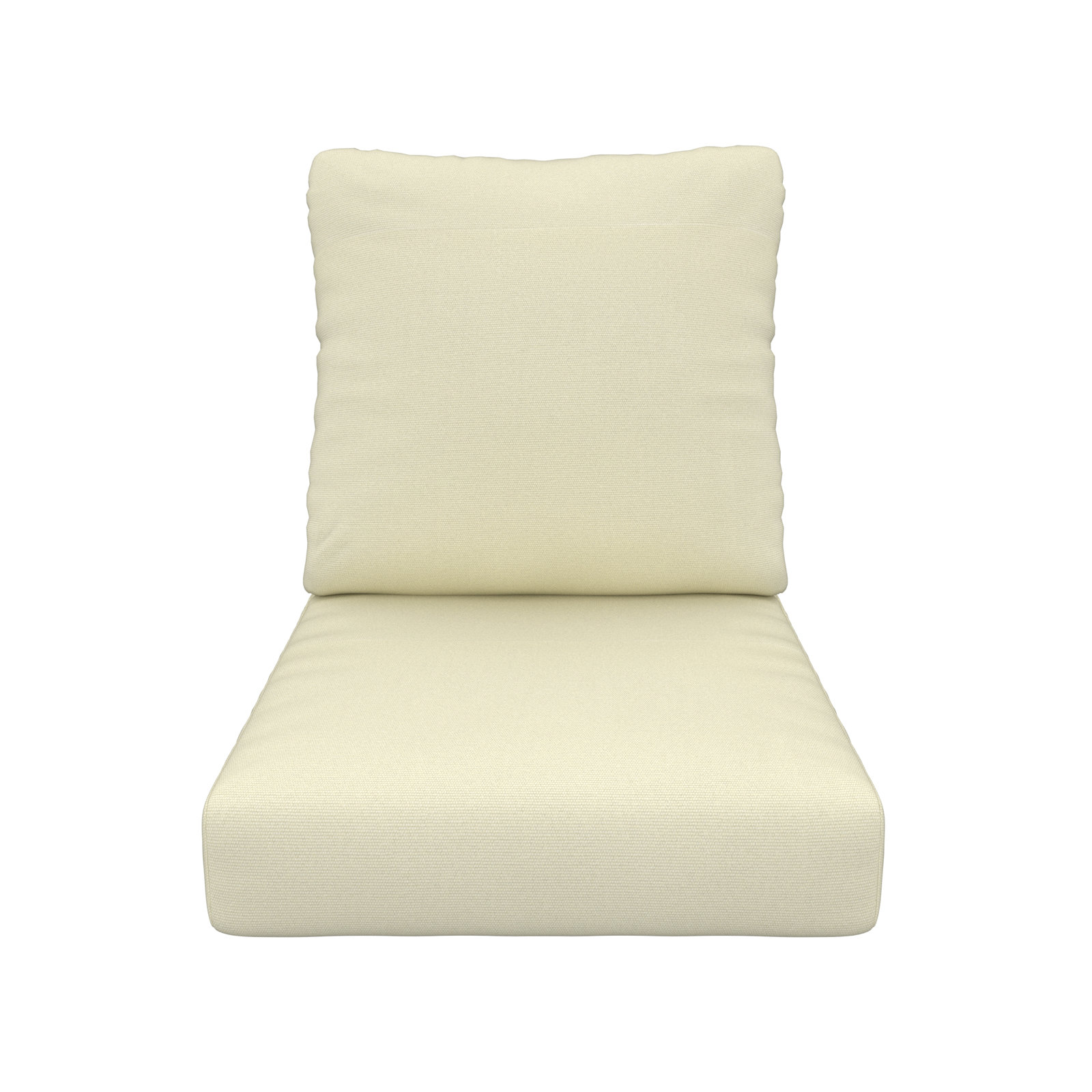 Amala 22" Sunbrella® Seat and Back Cushion, Canvas Canvas Sunbrella® Canvas