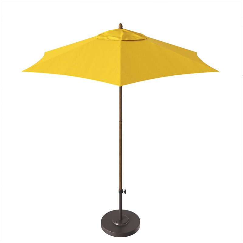 Parasol de marché Henry Street, Jaune - polyester