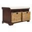 Banc de rangement rembourré à casiers Briananthony-864738077