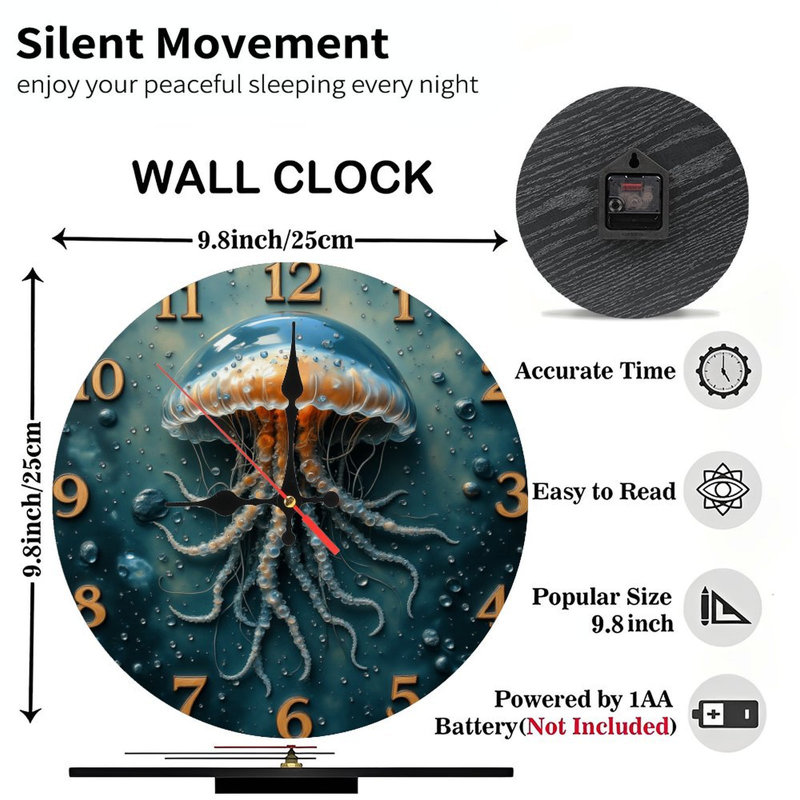 Art de l'horloge méduse