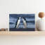 Penguin Affection Contemporary Bird Penguin Beach Wall Art Print 1 Piece Wrapped Canvas Wall Art-203227560
