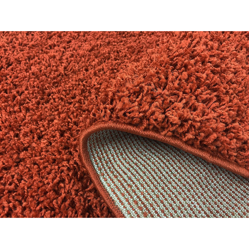 Tapis rouge à longs poils
