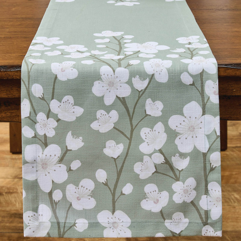 Cherry Blossom Table Runner, 54" L x 14" W