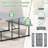 Picnic Table Bench Set For 2-4 People Outdoor Rectangular Camping Dining Table-80403543