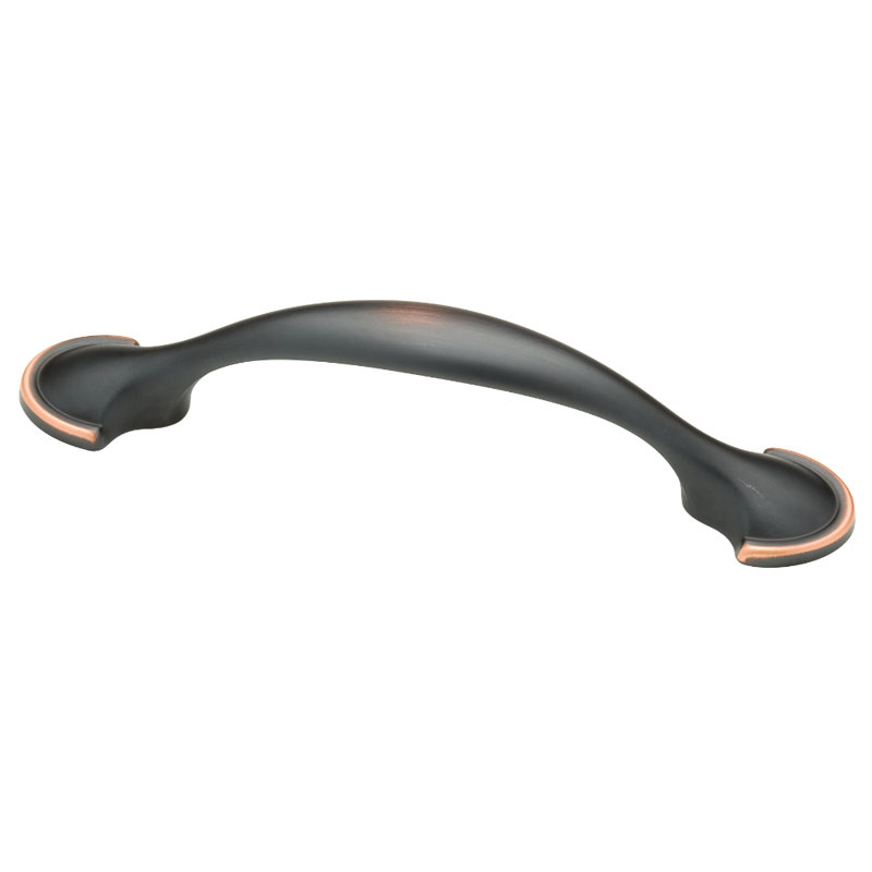 Half Round 3" Center to Center Arch Pull, Bronze/Copper
