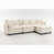 Chenille blanc antique