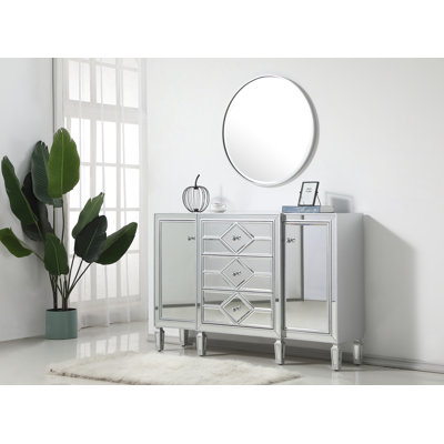 Bashaw 3 -Drawer Accent Cabinet