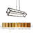 Mansurah 5-Light 41.5'' Kitchen Island Rectangle Pendant