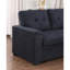 Canapé-lit modulaire réversible en tissu tissé l 84,5 po Lucca II-98854025
