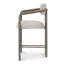Cassidy Upholstered Stool with Metal Frame