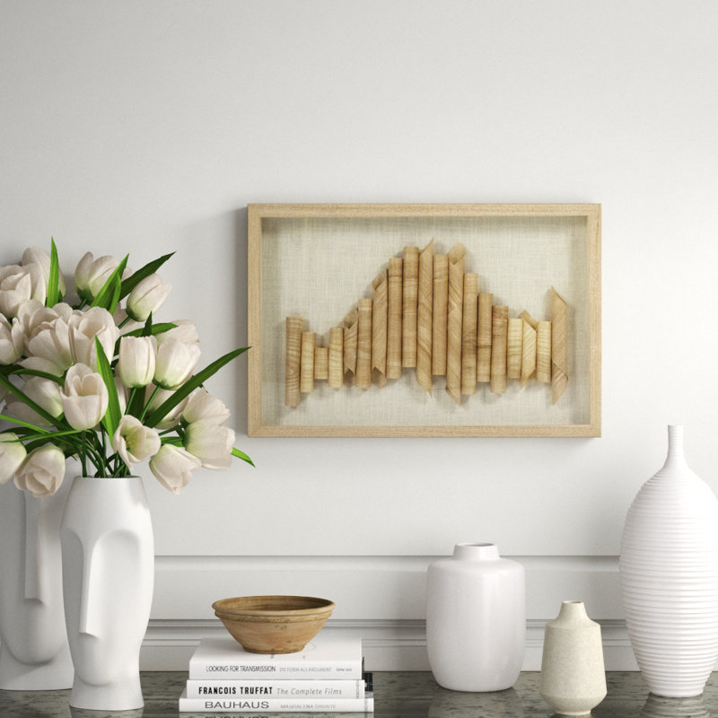 Abstract Paper Framed Art Print