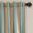 Julia Stripe Light Filtering Window Curtain Panel Pair,(Blue/Pack Of 2)