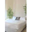 Cool Rayon From Bamboo Stay On Fitted Sheet (King, White)