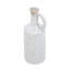 Vase cylindrique en terre cuite 13 "blanc