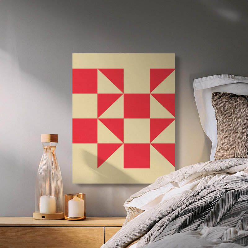 Corry 1 Piece Wrapped Canvas Wall Art Set, 16x24