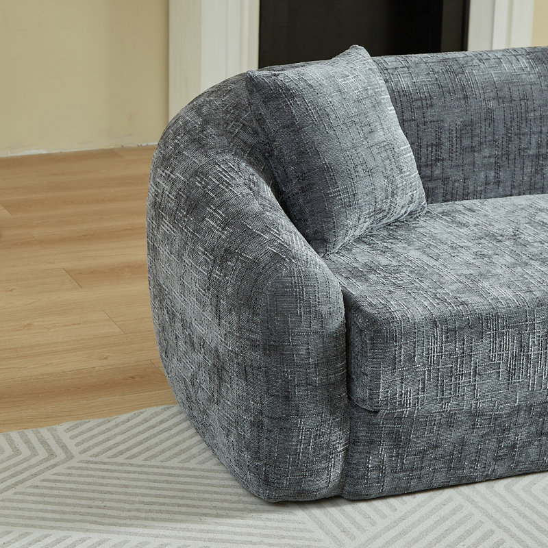 Compression Multifunctional Sofas, 87 Inch Chenille Modern Home Sleeper