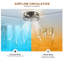 46cm Farmhouse Caged Ceiling Fan with Light Kit and Remote-1406519945