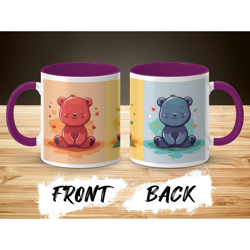 Ceramic Coffee Mug, Purple