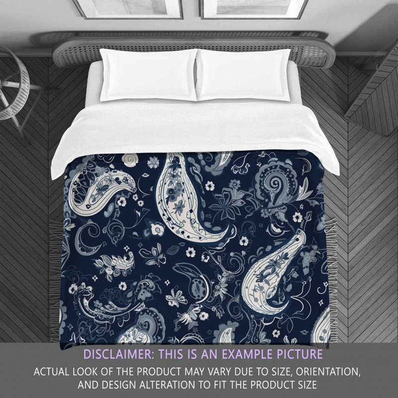 Paisley Bedding, King Comforter
