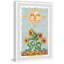 Sun and Sunflowers - Reproduction d'art graphique sur papier encadré-1693798474