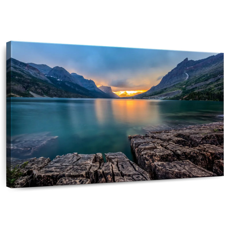 Alvord St Mary Lake Montana, H 30 po x l 45 po