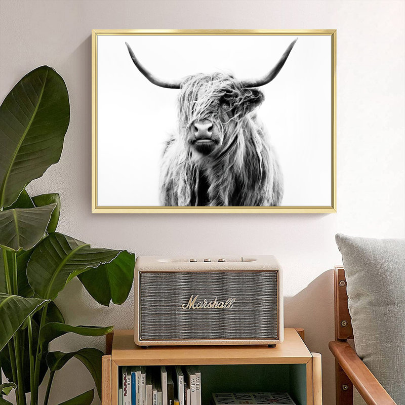 Reproduction de photo sur toile, L 16 po x H 24 po x P 1,5 po, Or