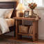 59.99cm W Solid Wood Bedside Table-834623277