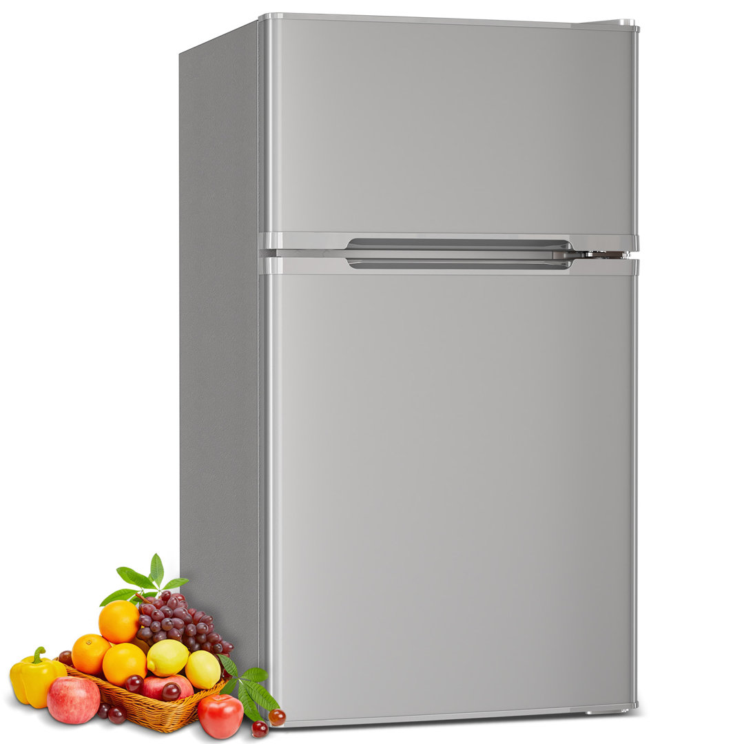 R.W.FLAME 3.1 Cubic Feet Mini Fridge with Freezer R.W.FLAME 