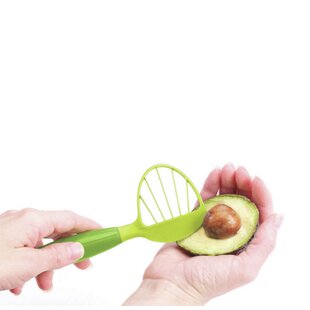 Waloo Home Waloo 3 in 1 Avocado Slicer and Pitter Tool Green Edition