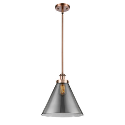 Luminaire suspendu conique à 1 lumière Gelinas