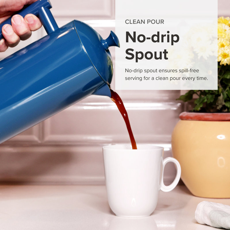 Frieling 34 oz - French Press Coffee Maker, Navy