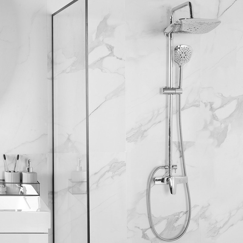 Bernon Mixer Shower with Dual Shower Head