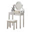 Ensemble coiffeuse et tabouret de maquillage Landisburg-488950441