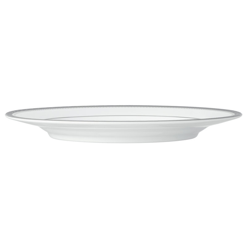 Assiettes à salade Noritake Charlotta, 8 1/4 po, Platine