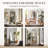 Kadeshia Aluminum Alloy Framed Arched Full Length Mirror with Stand-2083223444-2083223447