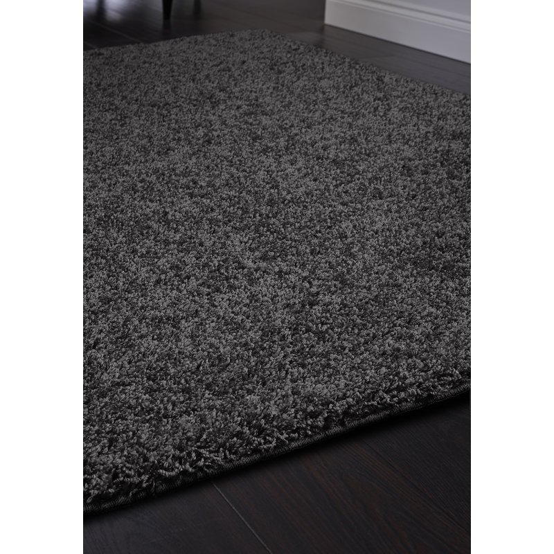 Buddy Charcoal Rug, Rectangle 140 x 200cm