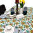 Rectangle Floral Cotton Tablecloth