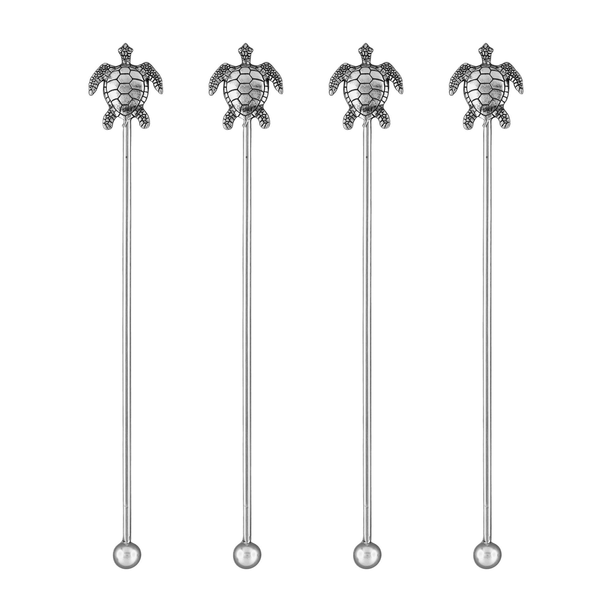 Stainless Steel Flamingo Drink Stirrers Reusable Swizzle Stick