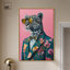 Art mural rose raffiné Roar II-117593510-117593523