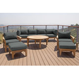 Monterey Outdoor 7 - Piece Teak Conversation Set