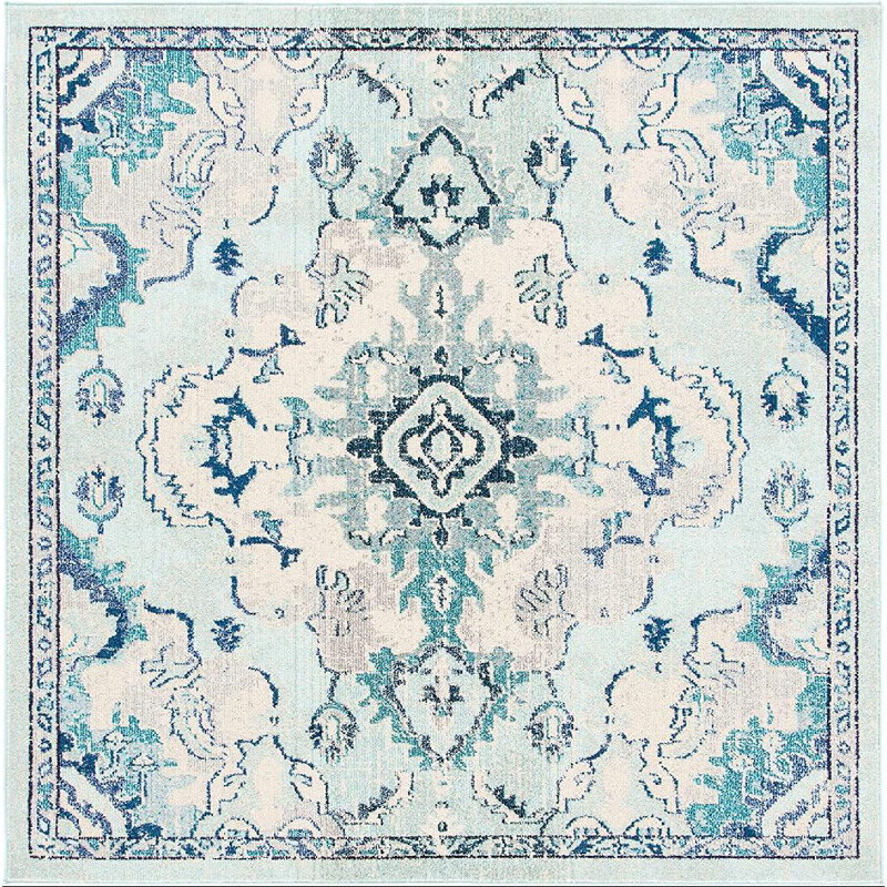 Madison Performance Oriental Rug, Square 6'7"