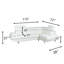 Canapé modulaire d'angle Helsel-25610168-26342370
