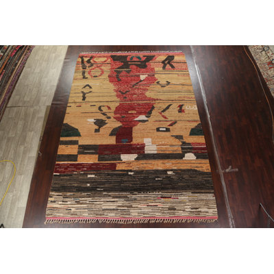 Moroccan One-of-a-Kind 10'0" X 14'3" Wool Area Rug in Multicolor