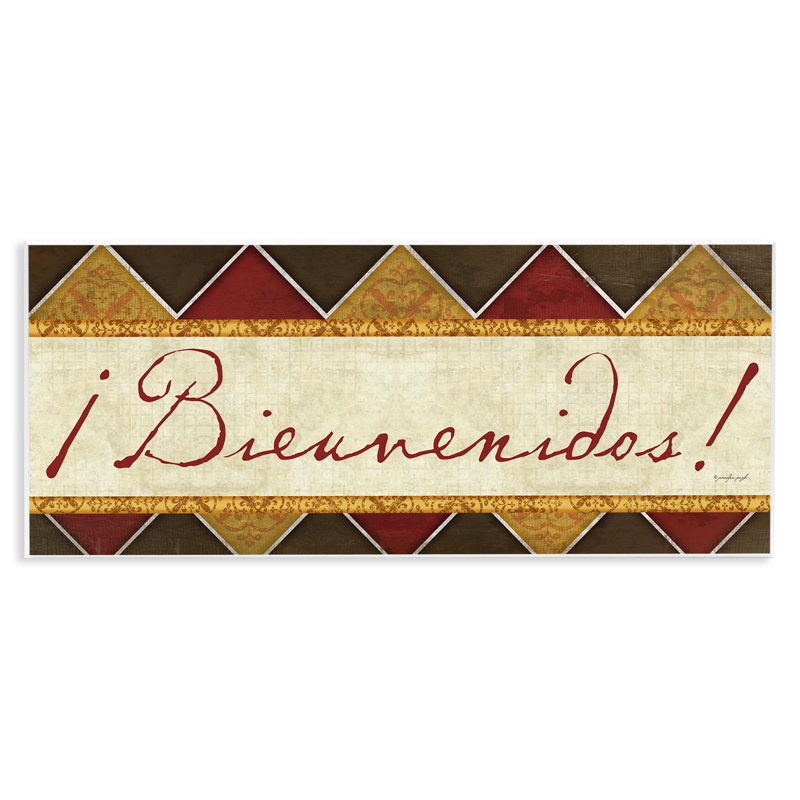 Art traditionnel espagnol, "Welcome phrase", par Jennifer Pugh